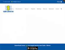Tablet Screenshot of gebr-sikma.nl